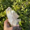 this is Celestial Angel Aura Quartz Cluster: 770g of Divine Connection and Spiritual Mastery"