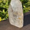 this is Mesmerizing Polished Elestial Magic Clear Quartz: 1.1kg of Spiritual Insight and Amplified Energy