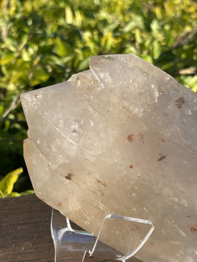 Ancient Etched This is Wisdom Double-Terminated Smoky Quartz: 1.62kg of grounding energy and spiritual insight