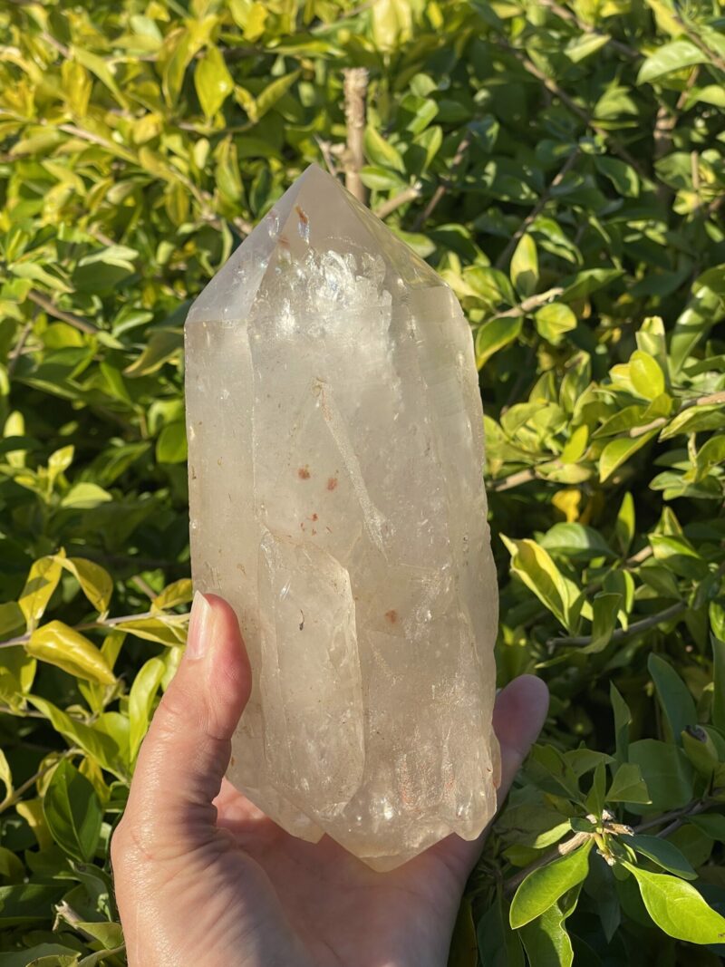 Ancient Etched This is Wisdom Double-Terminated Smoky Quartz: 1.62kg of grounding energy and spiritual insight