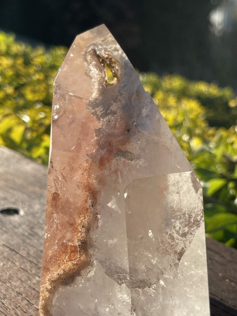 This is Clear Gaia Garden Quartz: 1.45kg  of Eartly Connection and Spiritual Growth