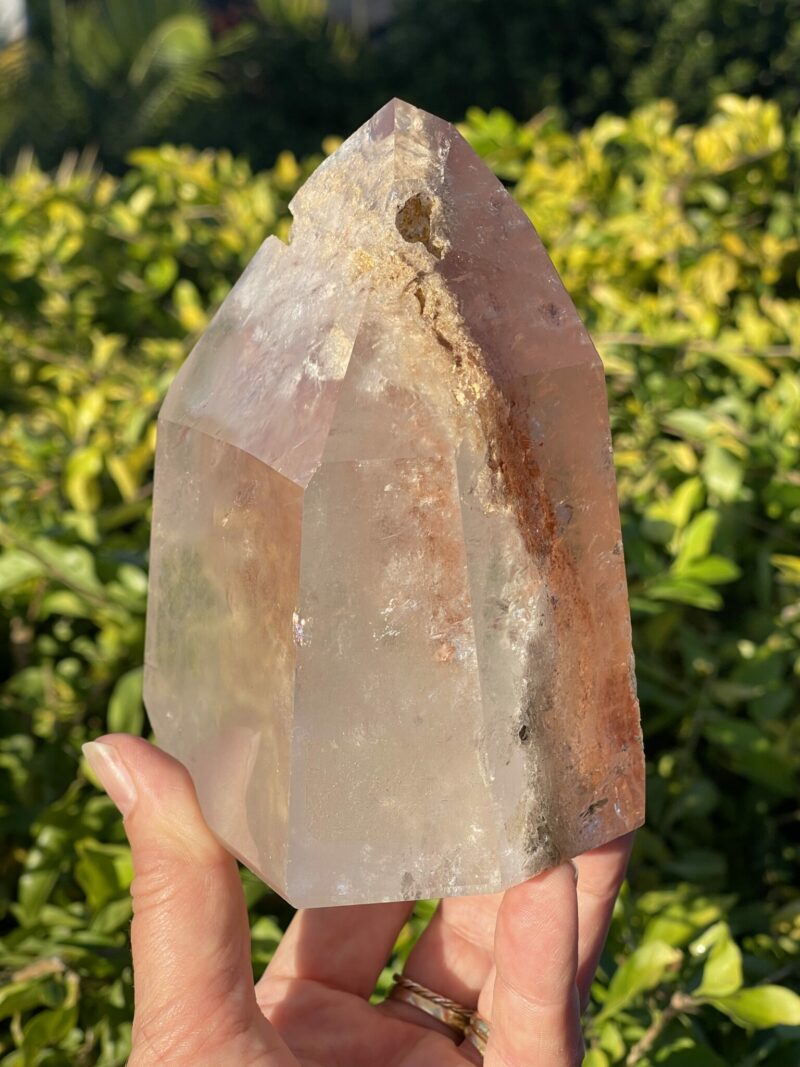 This is Clear Gaia Garden Quartz: 1.45kg  of Eartly Connection and Spiritual Growth