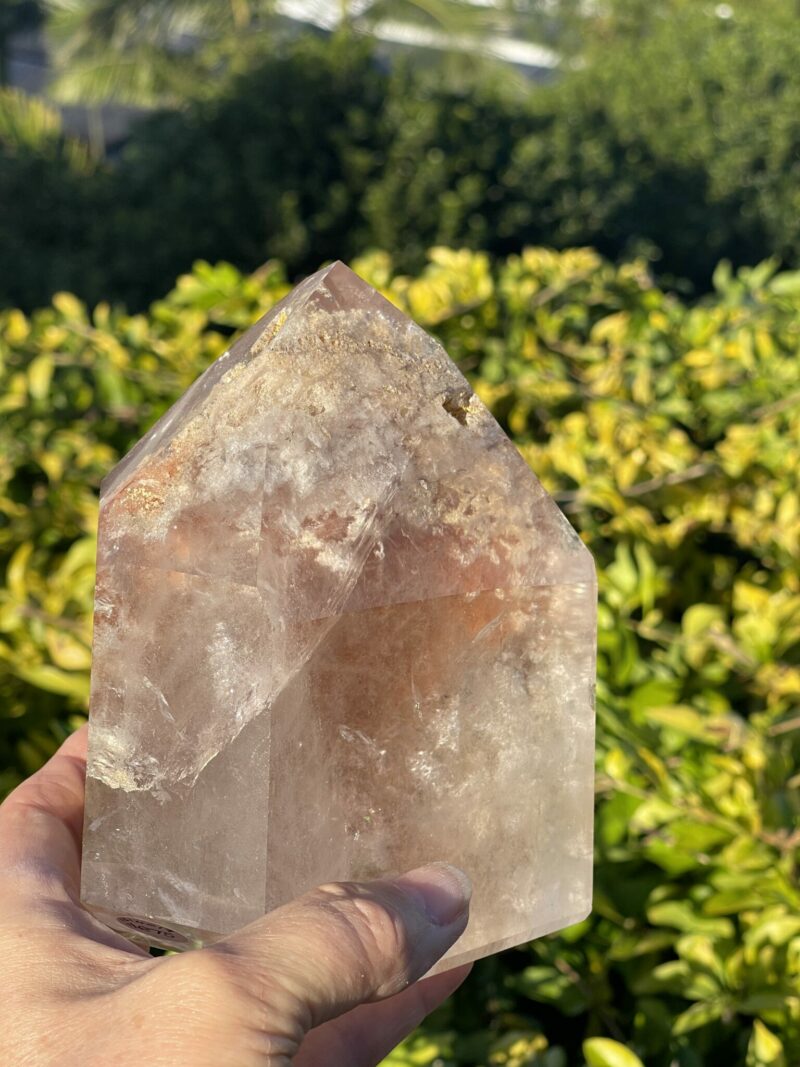 This is Clear Gaia Garden Quartz: 1.45kg  of Eartly Connection and Spiritual Growth