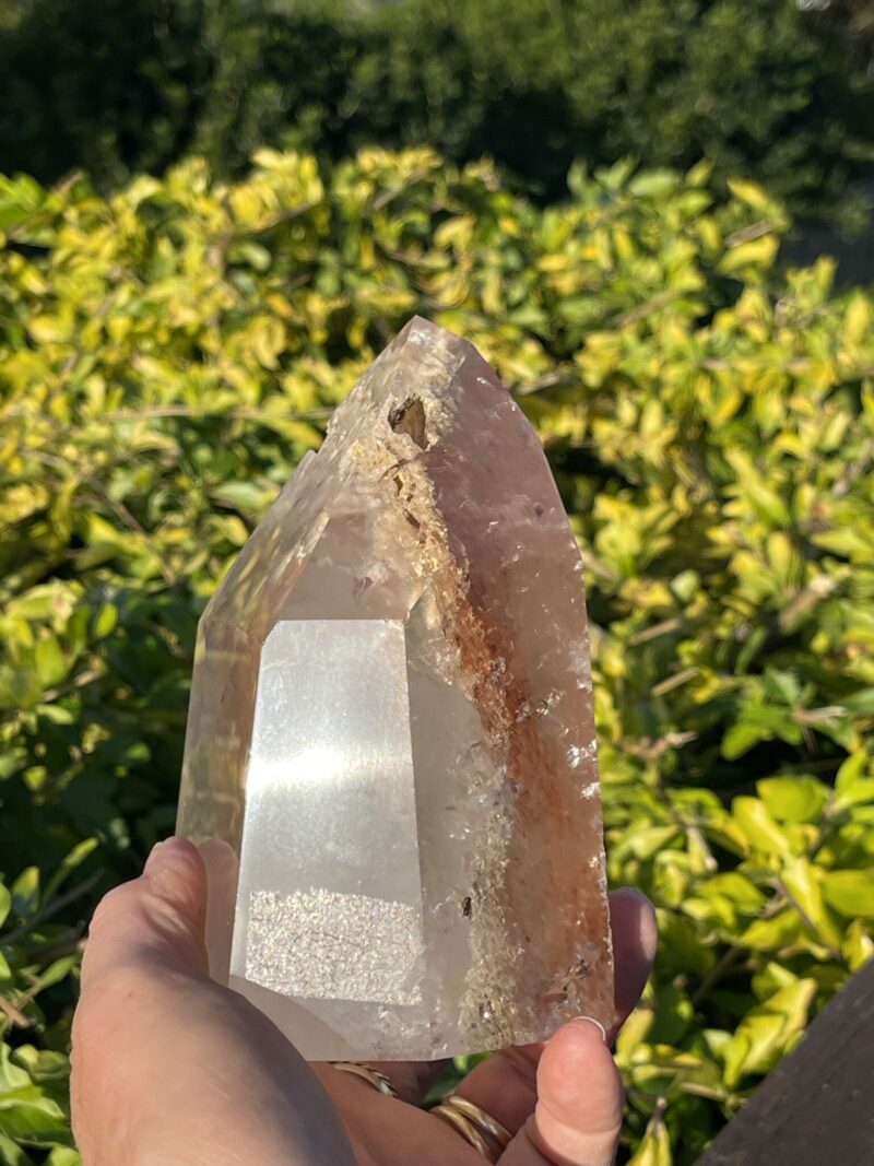 This is Clear Gaia Garden Quartz: 1.45kg  of Eartly Connection and Spiritual Growth