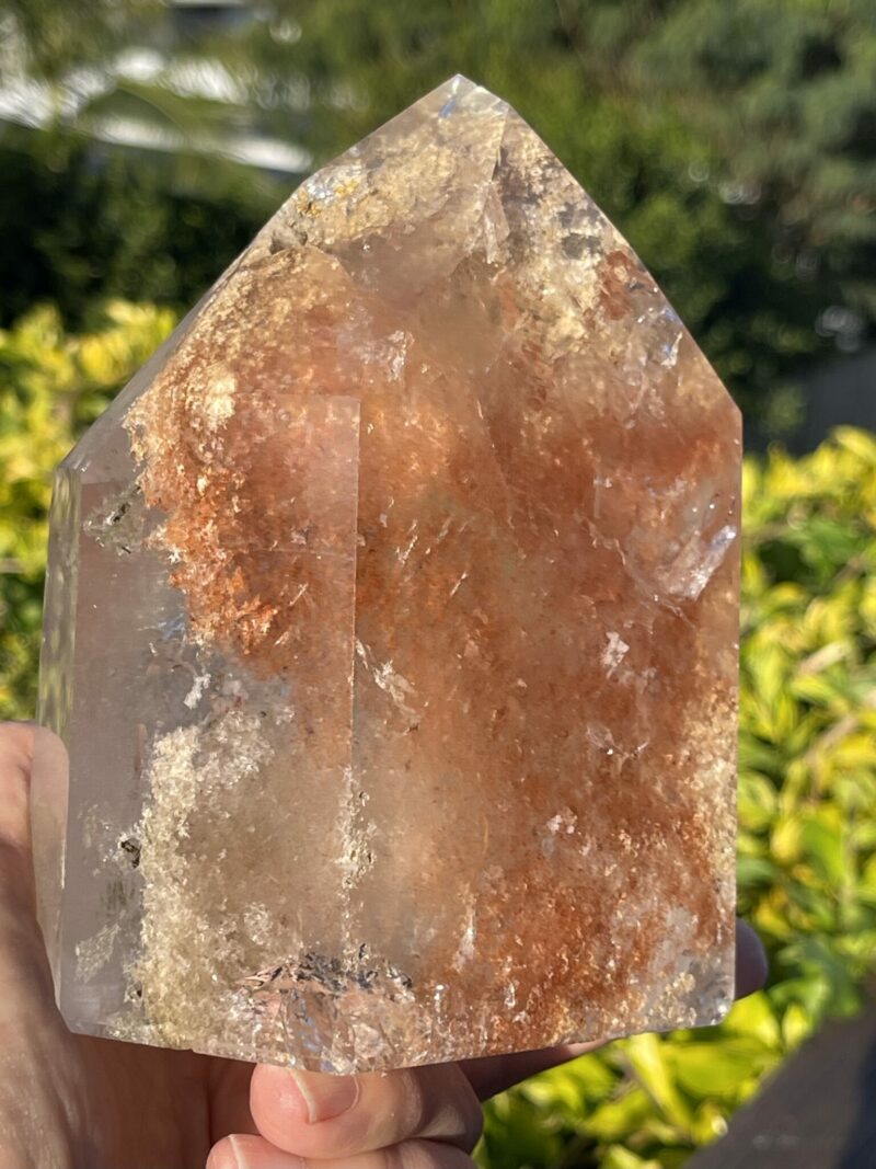 This is Clear Gaia Garden Quartz: 1.45kg  of Eartly Connection and Spiritual Growth