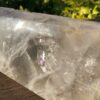 This is Double Terminated XL Earth Wisdom Infused Clear Quartz 1.5kg of Grounding Energy and Spiritual Clarity