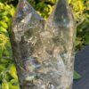 This is Rainbow Infused Twin Soul Smoky Quartz 2.1kg of Harmonizing Energy, Spiritual Unity, and Love Connection