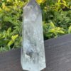 This is Beautiful Channeling Clear Quartz with Smoky Top 1.49kg of Spiritual Guidance and Grounded Clarity