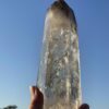 This is Beautiful Channeling Clear Quartz with Smoky Top 1.49kg of Spiritual Guidance and Grounded Clarity