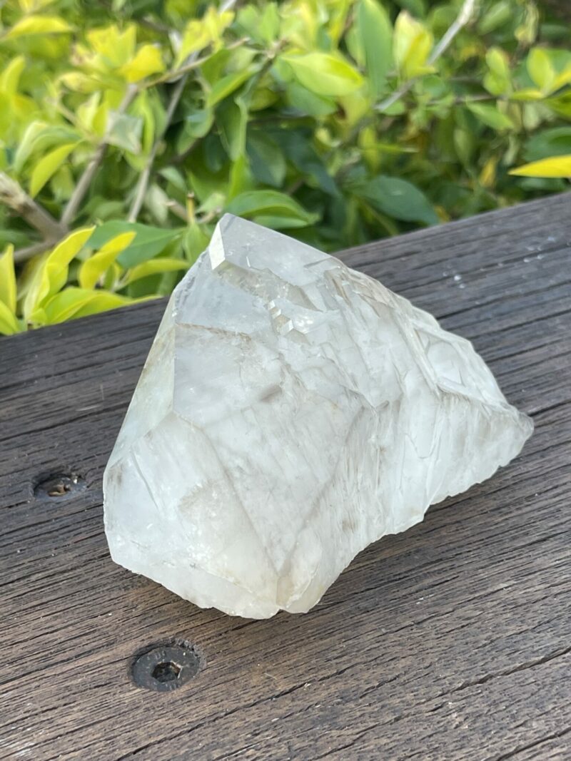 This is Unique Smoky Clear Cathedral Lightbrary 573g of Grounding Energy and Spiritual Wisdom