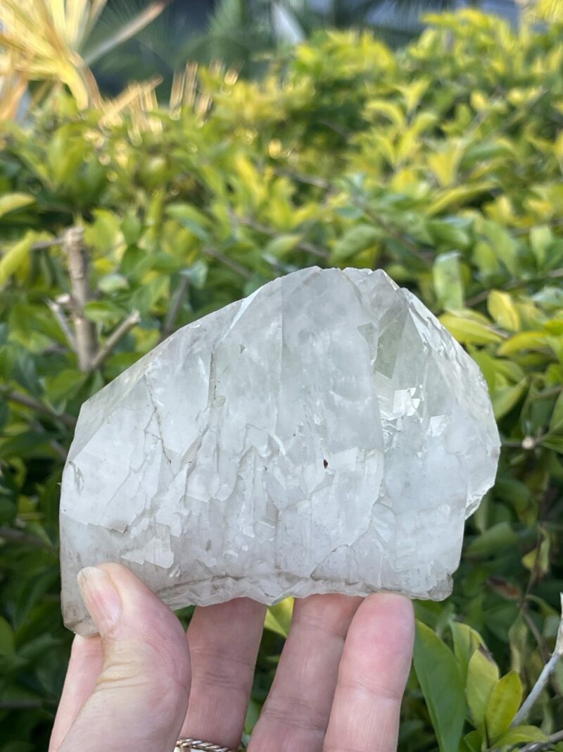 This is Unique Smoky Clear Cathedral Lightbrary 573g of Grounding Energy and Spiritual Wisdom