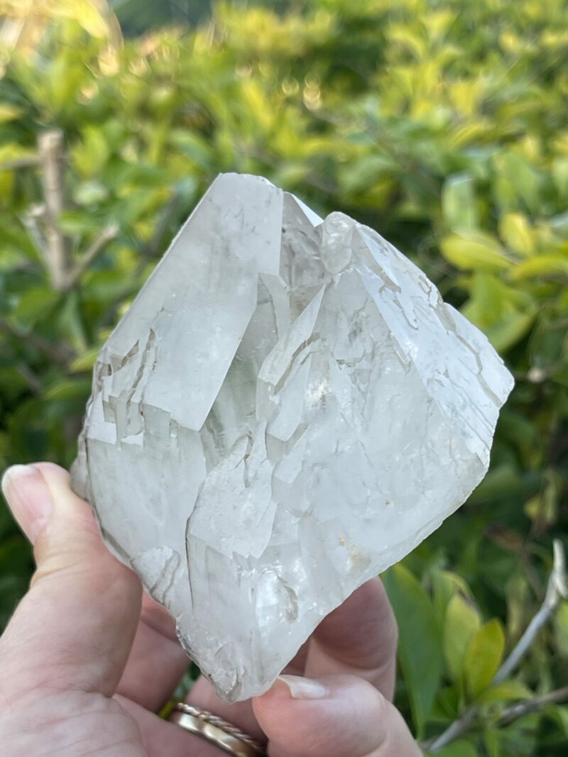 This is Unique Smoky Clear Cathedral Lightbrary 573g of Grounding Energy and Spiritual Wisdom