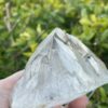 This is Unique Smoky Clear Cathedral Lightbrary 573g of Grounding Energy and Spiritual Wisdom