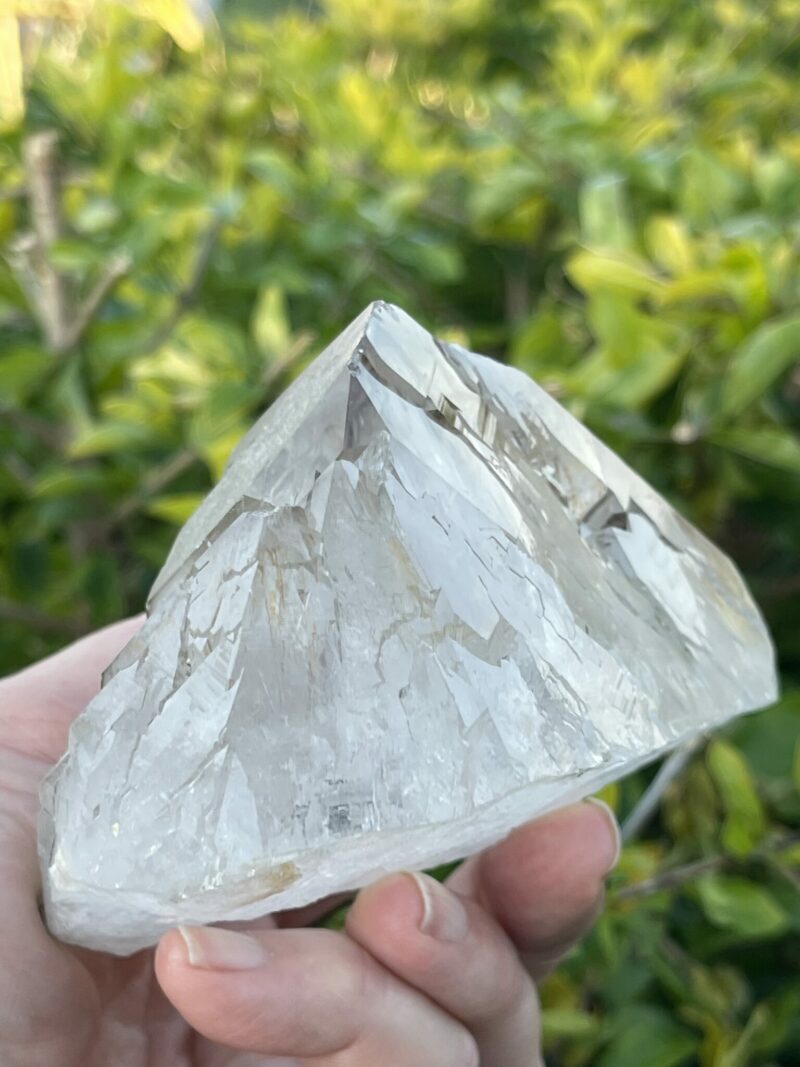 This is Unique Smoky Clear Cathedral Lightbrary 573g of Grounding Energy and Spiritual Wisdom