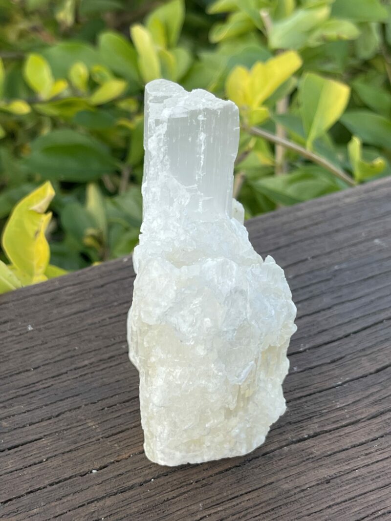 this is Radiant Selenite Tower Cluster 157g