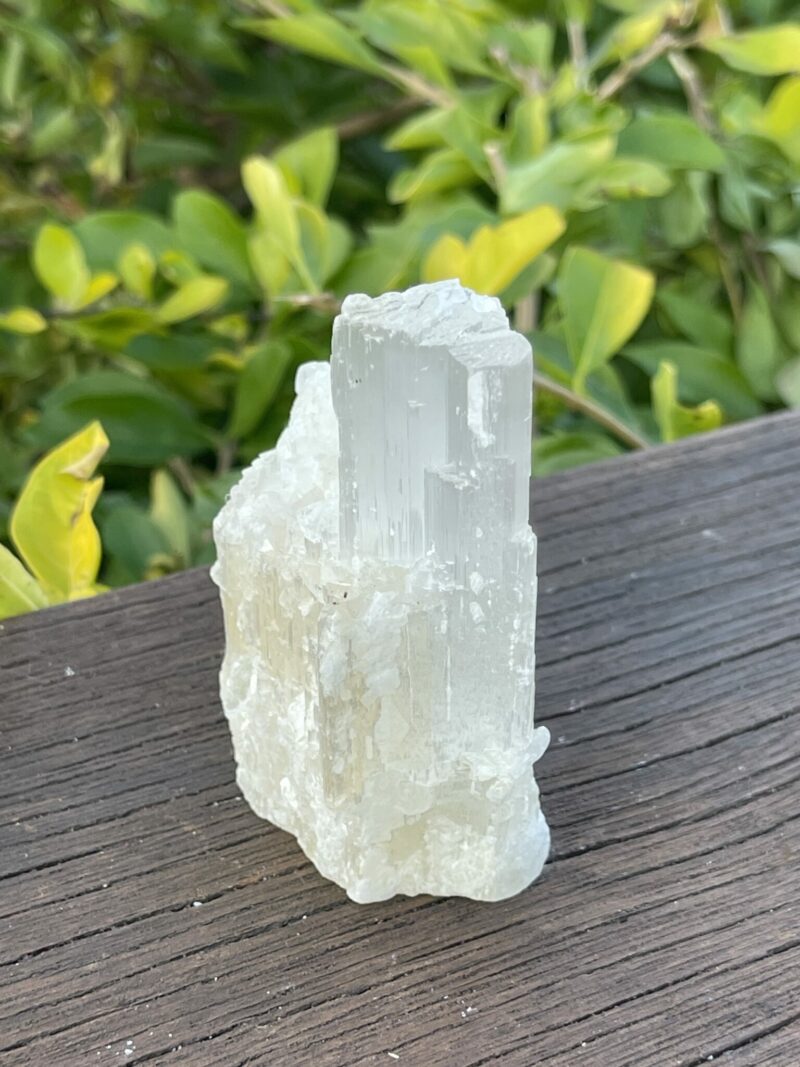 this is Radiant Selenite Tower Cluster 157g