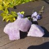 This is Raw Kunzite - 70-80g: A Beacon of Unconditional Love and Spiritual Awakening