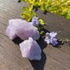 This is Raw Kunzite - 70-80g: A Beacon of Unconditional Love and Spiritual Awakening