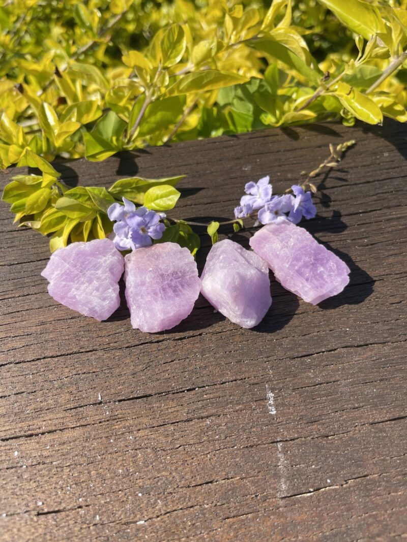 This is Raw Kunzite - Channeling Love and Spiritual Clarity (20-25g)