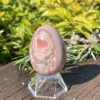 this is Rhodochrosite Egg - Heart-Centered Healing and Joy (137g)