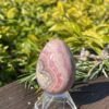 this is Rhodochrosite Egg - Heart-Centered Healing and Joy (137g)