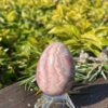 this is Rhodochrosite Egg - Heart-Centered Healing and Joy (137g)