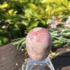 This is Radiant Rhodochrosite Egg - Embracing Heartfelt Healing (64g)