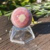 This is Radiant Rhodochrosite Egg - Embracing Heartfelt Healing (64g)