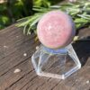 This is Rhodochrosite Sphere - Heart-Centered Harmony (3cm)