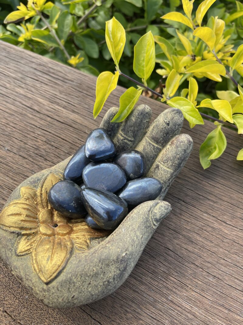 this is Mystical Depths: Covellite Crystal of Transformation and Insight