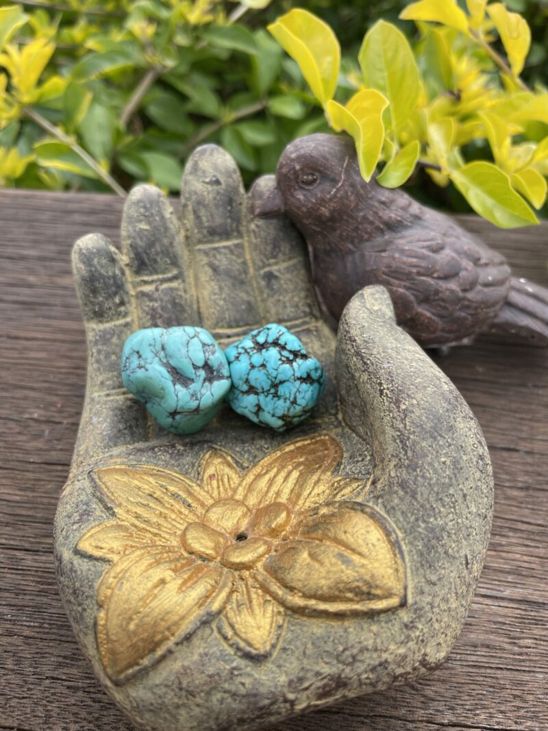 This is Gorgeous Turquoise Tumbler for Healing and Communication