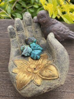 This is Balancing Energy: Medium Turquoise Tumbler for Healing and Communication