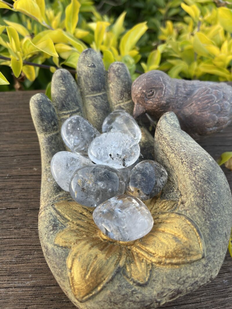 This is Spiritual Purity: 3-Pack Tibetan Quartz Tumblers for Protection and Higher Consciousness