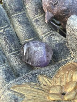 This is Sacred Purity: Brandberg Quartz Tumbler for Spiritual Clarity and Healing