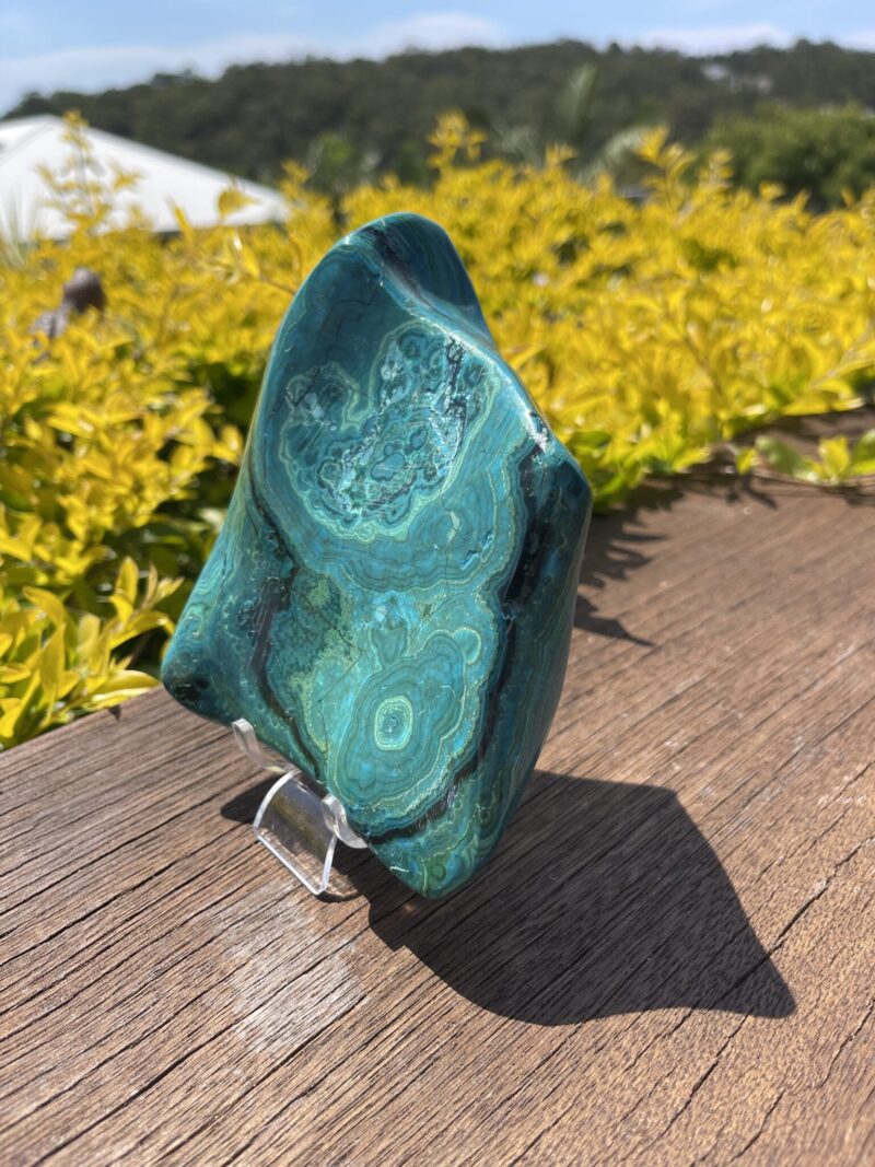 Absolutely This is Mesmerizing Chrysocolla Polished Freeform