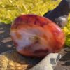 this is Beautiful Carnelian Bowl with Druzy