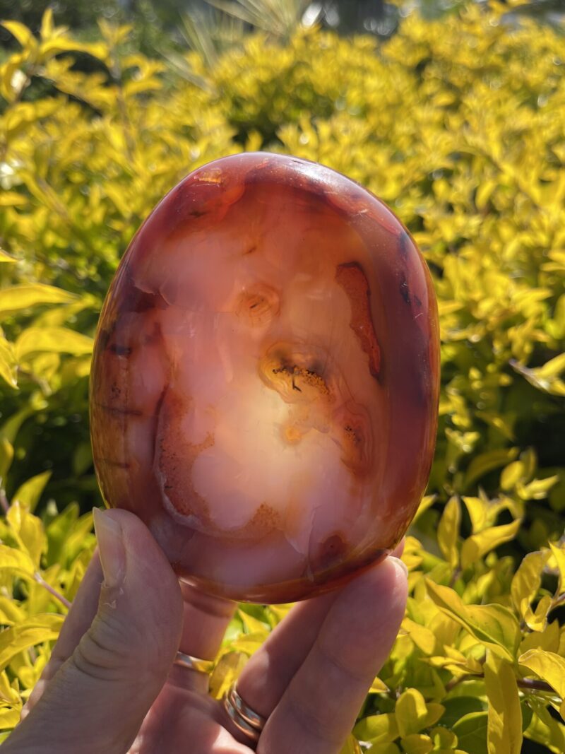 this is Beautiful Carnelian Bowl with Druzy