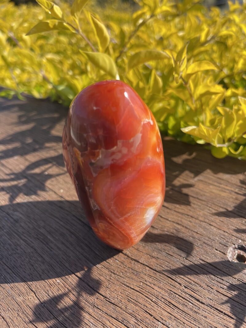 This is Vibrant Carnelian Freeform for Courage