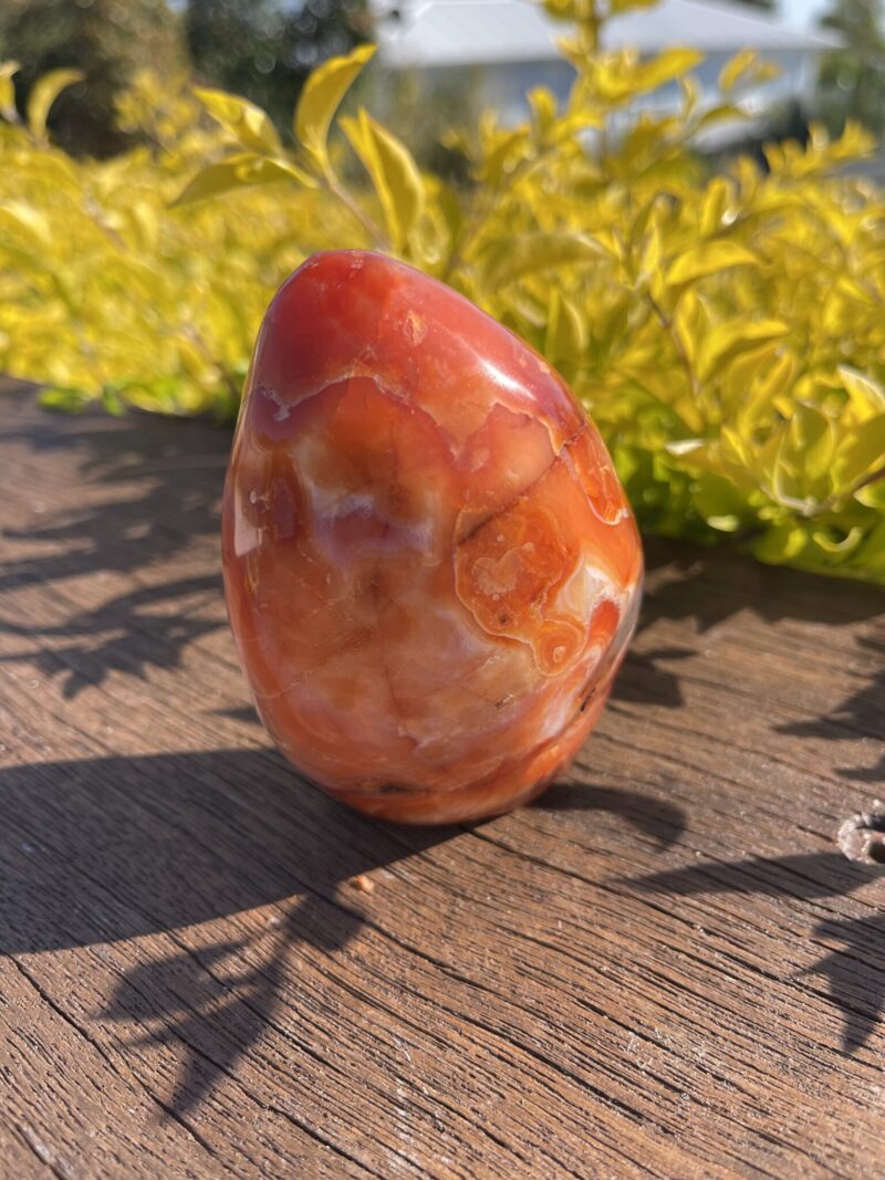 This is Vibrant Carnelian Freeform for Courage