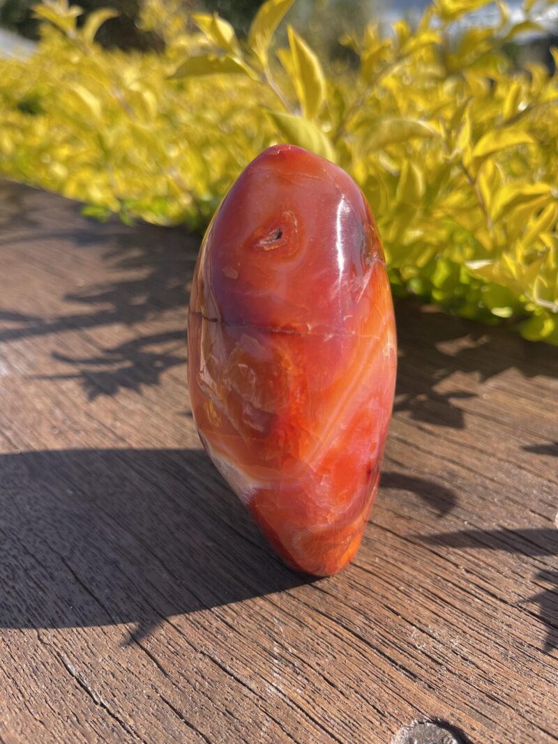 This is Vibrant Carnelian Freeform for Courage