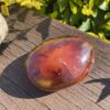 this is Large Carnelian Palm Stone for Empowerment