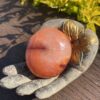 This is Large Carnelian Magical Palm Stone for Creativity