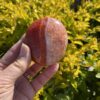 This is Large Carnelian Magical Palm Stone for Creativity