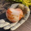 This Carnelian Heart invites you to embrace its ancient wisdom and powerful energy, helping you grow with strength and creativity.