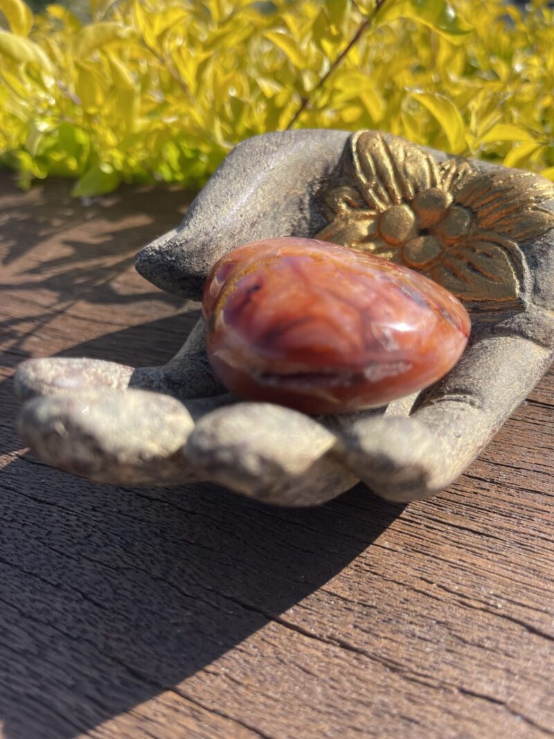 This is Empowering Carnelian Heart for Vitality and Strength