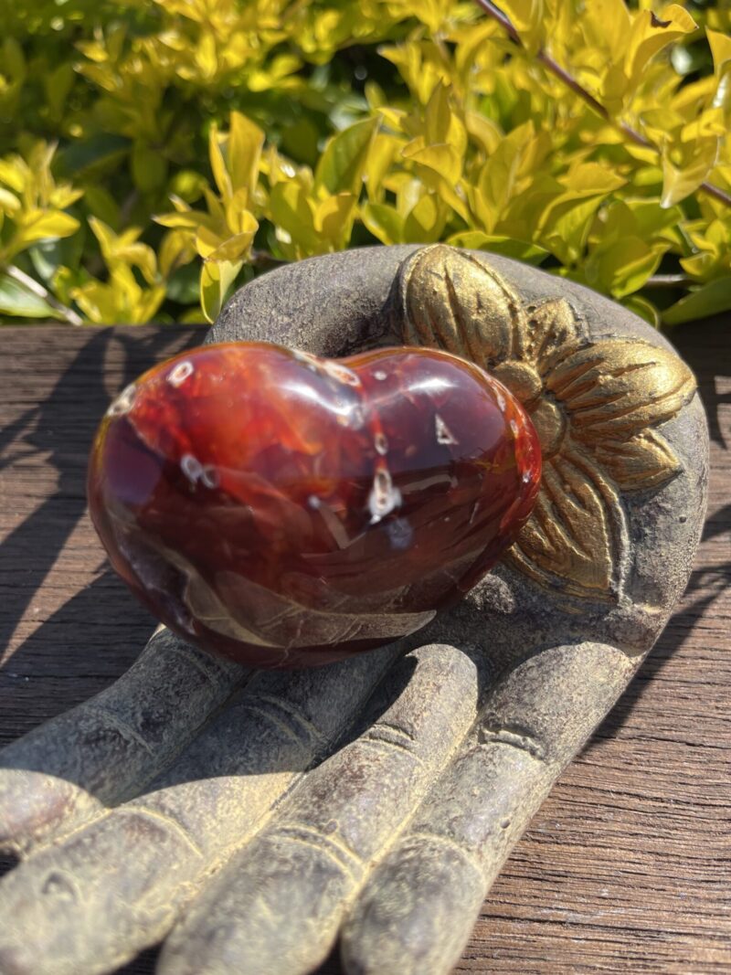 this is Radiant Carnelian Heart with Ancient Energy