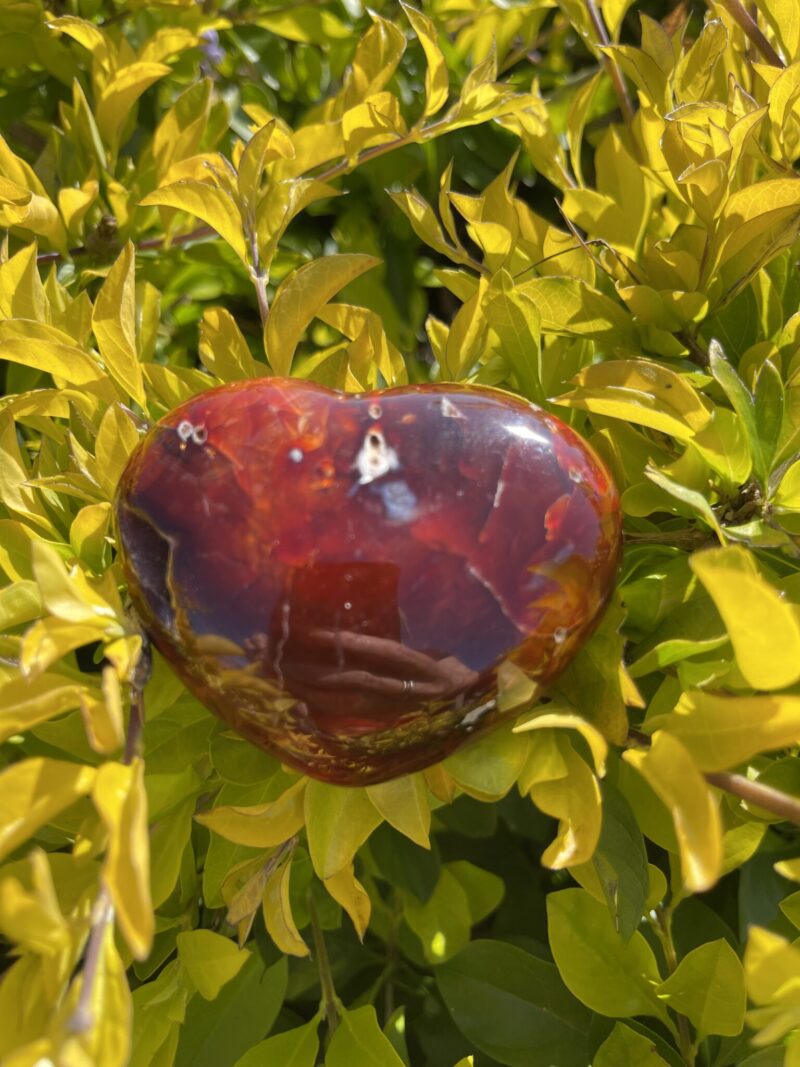 this is Radiant Carnelian Heart with Ancient Energy