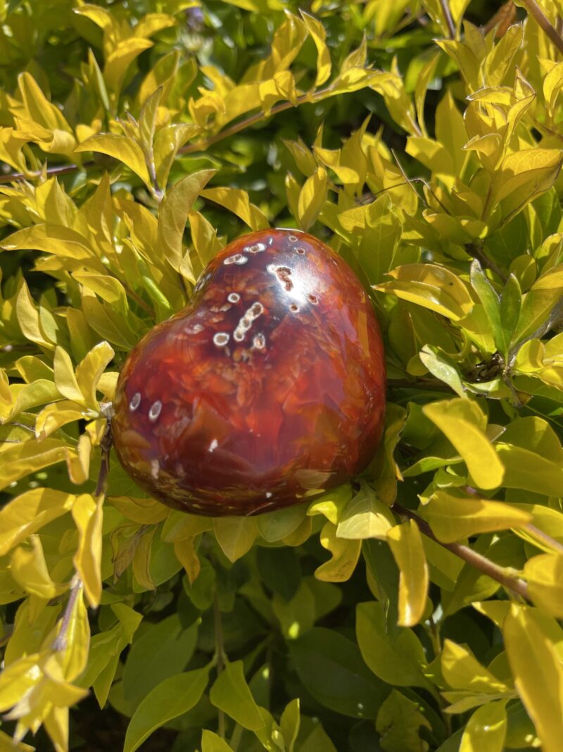 this is Radiant Carnelian Heart with Ancient Energy