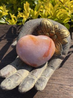 This is Bold Carnelian Heart for Leadership and Power