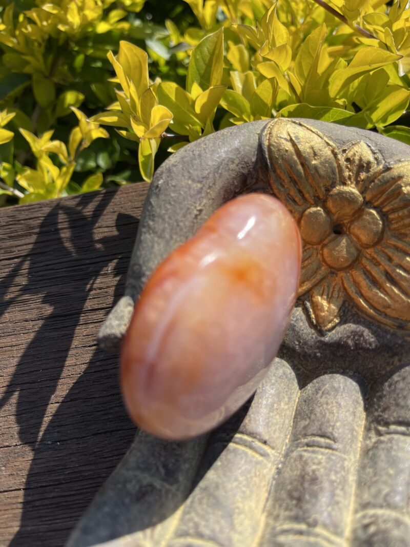 This is Bold Carnelian Heart for Leadership and Power